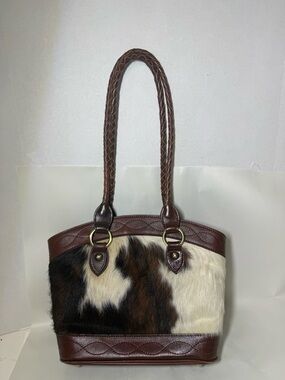 Patricia Nash Hand Bag Purse Leather Cowhide